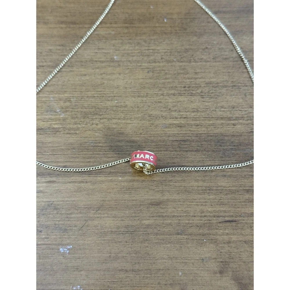 Marc Jacobs red ring‎ necklace